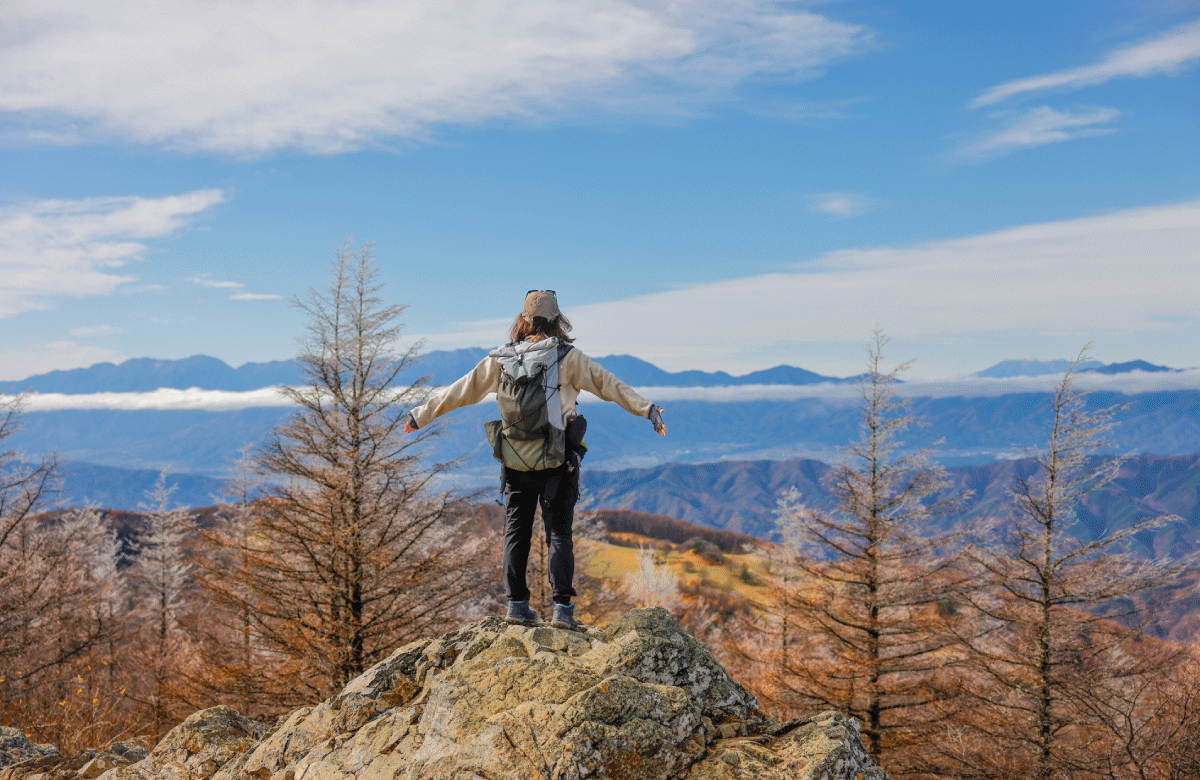 登山女性