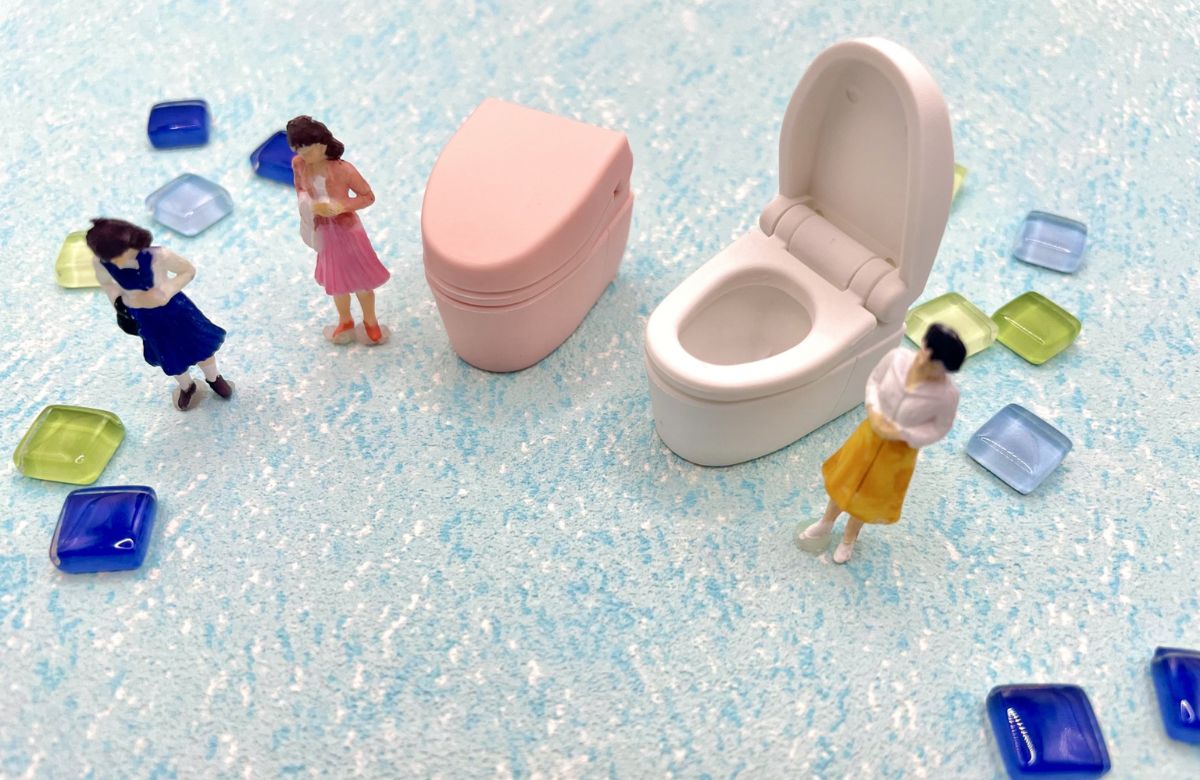 女性のトイレトラブルイメージ