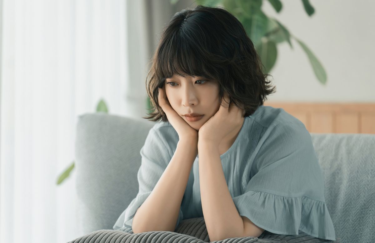 不安な女性